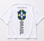 🇧🇷 Brasil CBF Oversized T-Shirt | Premium Football Fan Tee | ব্রাজিল ফুটবল জার্সি টি-শার্ট | Black & White | Unisex | Velzo Fashion - Image 3