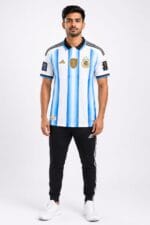 Argentina Jersey 2026 World Cup – Premium Fan Edition Football Jersey for Men | AFA White & Sky Blue | Original Quality - Image 3