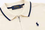 ๐ฅ Premium Cream Off-White Polo Shirt with Navy Blue Collar โ Smart Luxury Look for Bangladeshi Men | Ultra Soft Cotton - Image 4