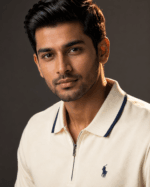 ๐ฅ Premium Cream Off-White Polo Shirt with Navy Blue Collar โ Smart Luxury Look for Bangladeshi Men | Ultra Soft Cotton - Image 6