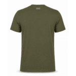 Velzo olive green men’s round neck half sleeve T-shirt 4XL